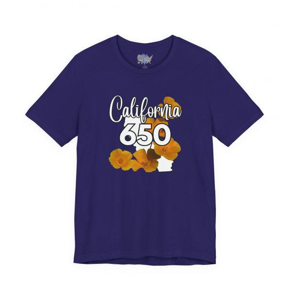 California State Flower the California Poppy 650 Area Code by State of Mine Tee, Unisex Jersey Short Sleeve Shirt, Perfect for Gifts, Travel, and Casual Wear, Ideal for Summer, Birthdays, and [...] - Image 21