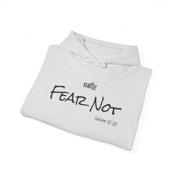 Fear Not by Subtle--Unisex Hoodie, Cozy Sweatshirt, Faith-Based Inspirational Apparel, Isaiah 41:10 - Image 10