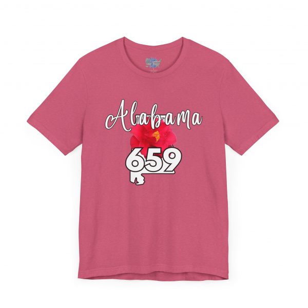 Alabama State Flower the Camellia 659 Area Code Tee by State of Mine, Casual Summer Wear, State Pride T-Shirt, Travel Souvenir, Gift for Him/Her, Festival Outfit, Outdoor Activities - Image 53