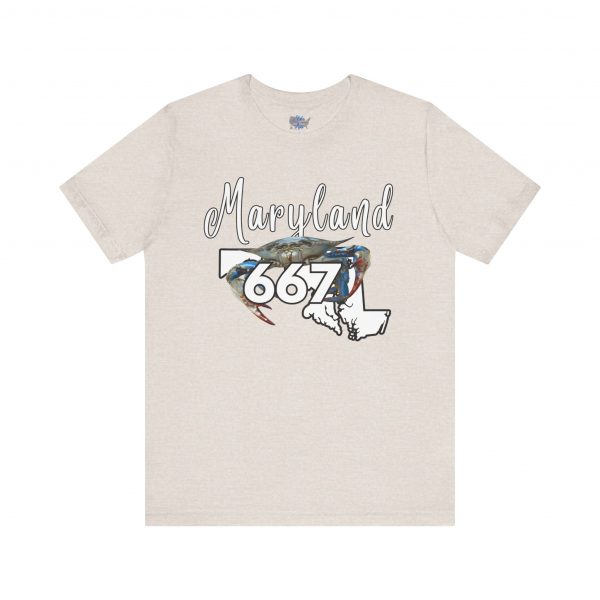Maryland Crabs 667 Area Code by State of Mine Short Sleeve Tee, Unisex Summer Shirt, State Pride Tee, Beach T-Shirt, Gift for Marylanders - Image 21