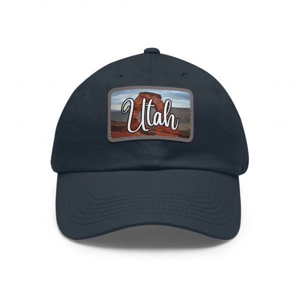 Utah Arches Dad Hat by State of Mine with Leather Patch, Beach Vibes Cap, Gift for Dad, Outdoor Hat, Casual Style Headwear - Image 21