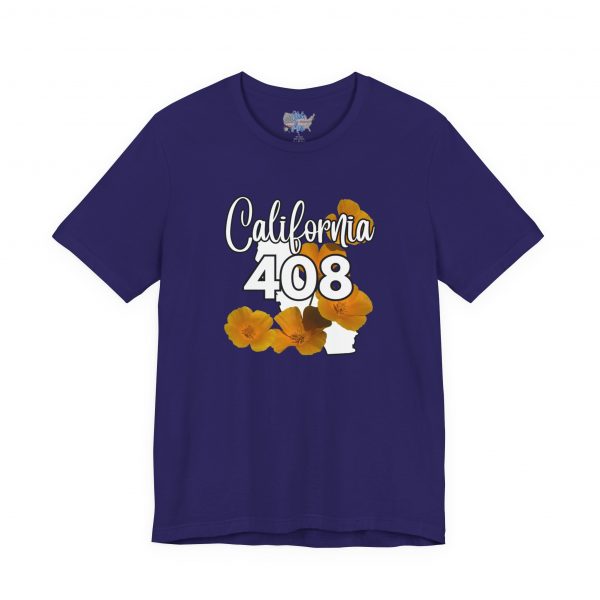 California State Flower the California Poppy 408 Area Code by State of Mine Tee, Unisex Jersey Short Sleeve Shirt, Perfect for Gifts, Travel, and Casual Wear, Ideal for Summer, Birthdays, and [...] - Image 21