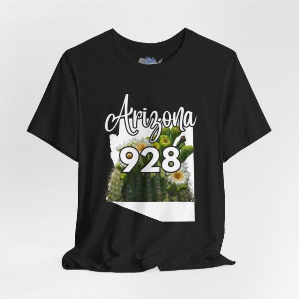 Arizona State Flower the Saguaro Blossom Area Code 928 by State of Mine  Tee, Unisex Jersey Short Sleeve Shirt, Perfect for Gifts, Travel, and Casual Wear, Ideal for Summer, Birthdays, and [...] - Image 11