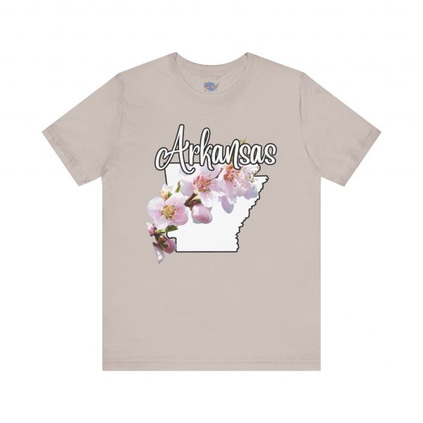 Arkansas State Flower The Apple Blossom by State of Mine. Unisex Jersey Short Sleeve Tee - Cozy Everyday Wear, Casual Style, Summer Essentials, Gift for Friends, Graphic Tee - Image 28