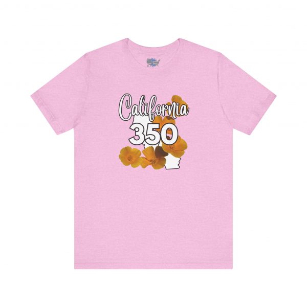 California State Flower the California Poppy 350 Area Code by State of Mine Tee, Unisex Jersey Short Sleeve Shirt, Perfect for Gifts, Travel, and Casual Wear, Ideal for Summer, Birthdays, and [...] - Image 23