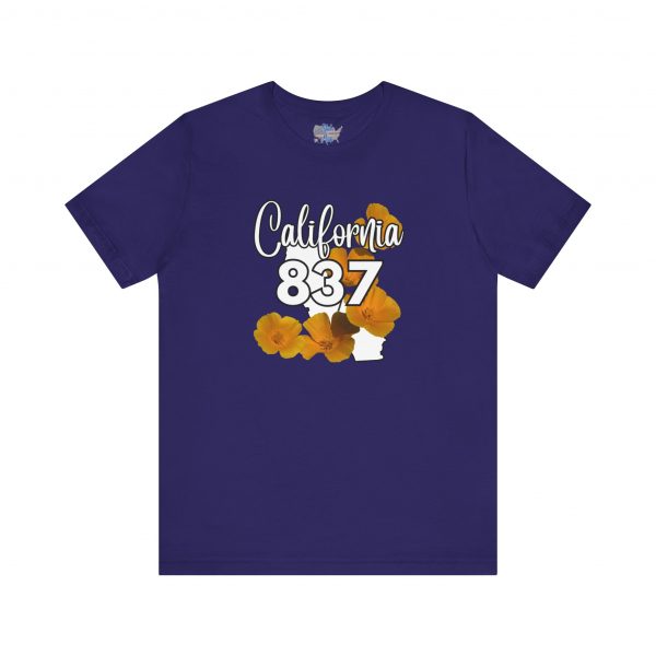 California State Flower the California Poppy 837 Area Code by State of Mine Tee, Unisex Jersey Short Sleeve Shirt, Perfect for Gifts, Travel, and Casual Wear, Ideal for Summer, Birthdays, and [...] - Image 19