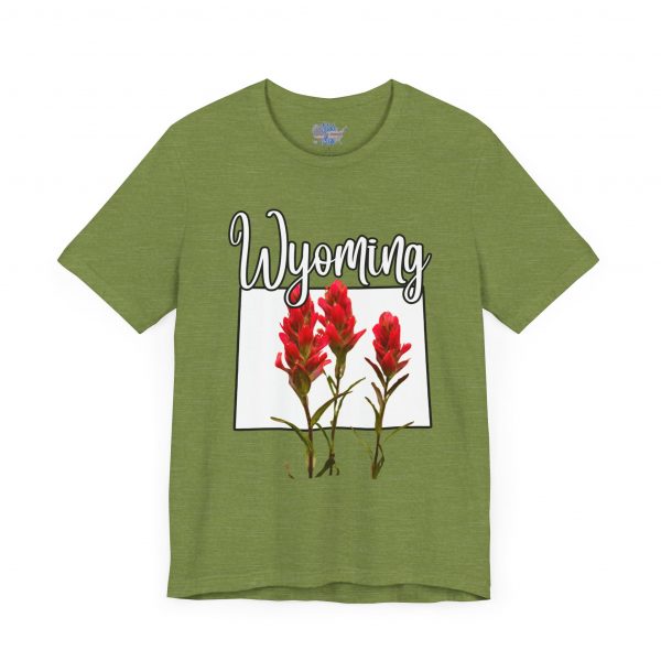 Wyoming State Flower The Indian Paintbrush by State of Mine Tee - Unisex Jersey Short Sleeve T-Shirt, Nature Lover Gift, Travel Souvenir, Spring Style, Casual Wear - Image 35