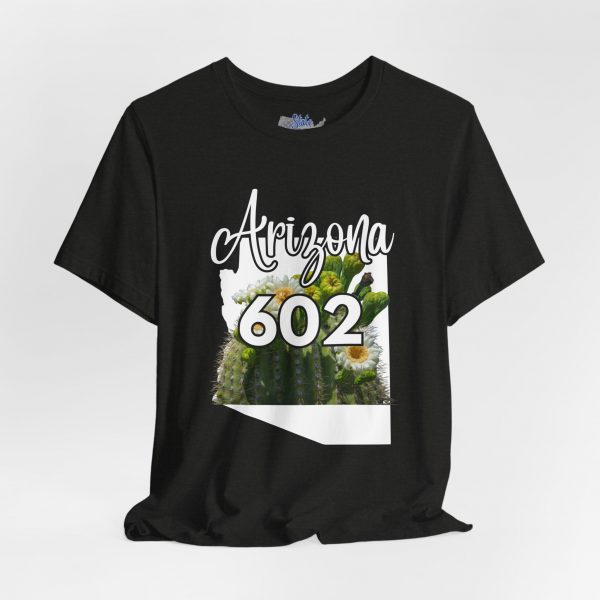 Arizona State Flower the Saguaro Blossom Area Code 602 by State of Mine  Tee, Unisex Jersey Short Sleeve Shirt, Perfect for Gifts, Travel, and Casual Wear, Ideal for Summer, Birthdays, and [...] - Image 11