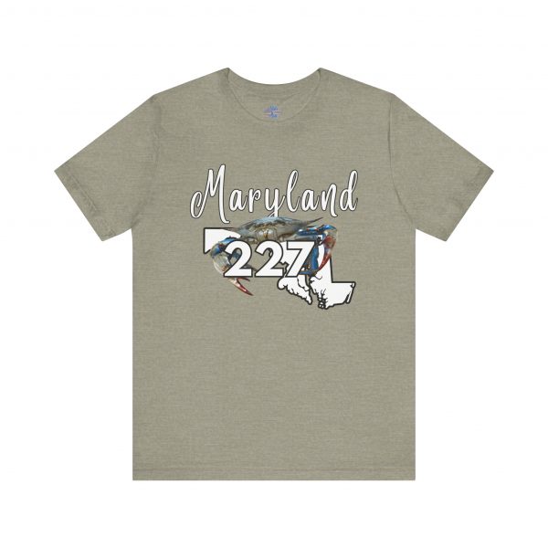 Maryland Blue Crabs 227 Area Code by State of Mine Short Sleeve Tee, Unisex Summer Shirt, State Pride Tee, Beach T-Shirt, Gift for Marylanders - Image 33