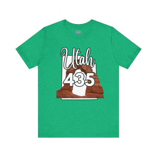 Utah 435 Area Code Arches by State of Mine. Unisex Jersey Tee, Outdoor Adventure Shirt, Travel Gift, Casual Wear, Summer Tee, Unique Design - Image 29