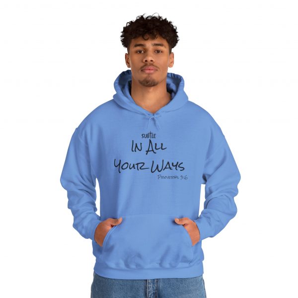 In All Your Ways by Subtle--Unisex Hoodie, Cozy Sweatshirt, Faith-Based Inspirational Apparel, Proverbs 3:6 - Image 44