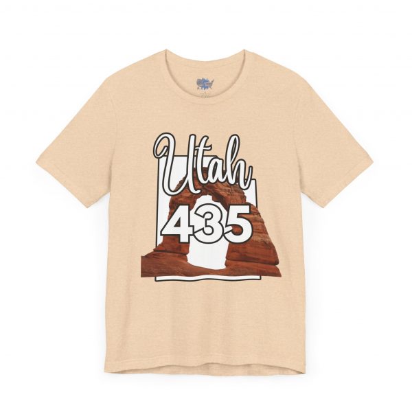 Utah 435 Area Code Arches by State of Mine. Unisex Jersey Tee, Outdoor Adventure Shirt, Travel Gift, Casual Wear, Summer Tee, Unique Design - Image 19