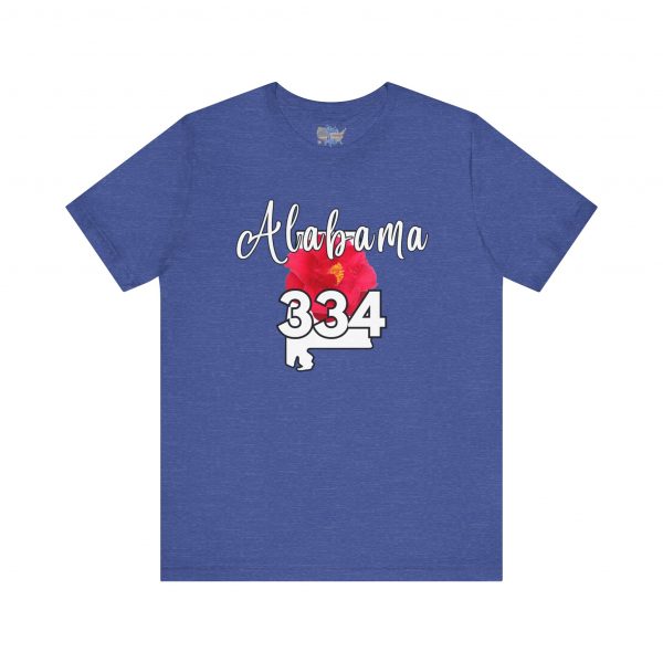 Alabama State Flower the Camellia 334 Area Code Tee by Simply Stated, Casual Summer Wear, State Pride T-Shirt, Travel Souvenir, Gift for Him/Her, Festival Outfit, Outdoor Activities - Image 47