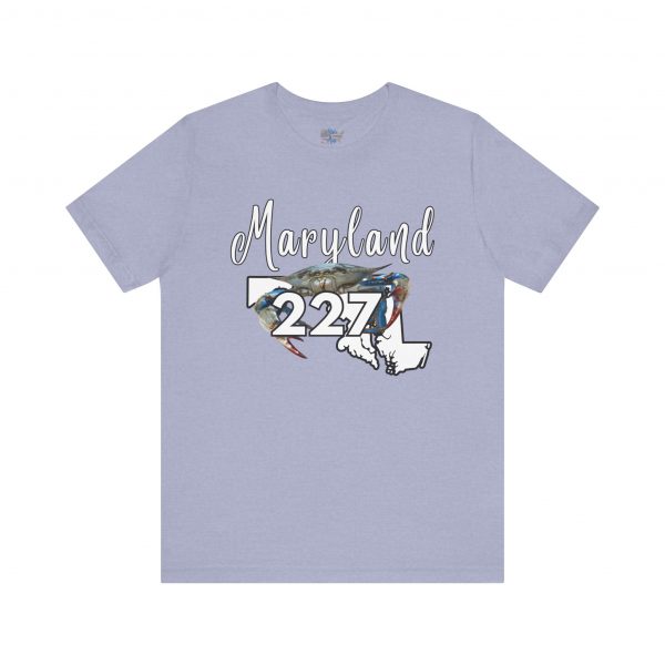 Maryland Blue Crabs 227 Area Code by State of Mine Short Sleeve Tee, Unisex Summer Shirt, State Pride Tee, Beach T-Shirt, Gift for Marylanders - Image 41