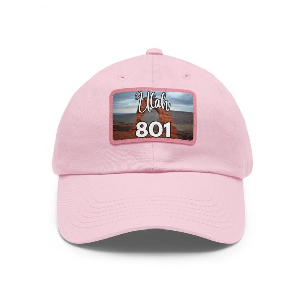 Utah Arches Dad Hat by State of Mine Featuring the 801 Area Code with Leather Patch, Beach Vibes Cap, Gift for Dad, Outdoor Hat, Casual Style Headwear - Image 17