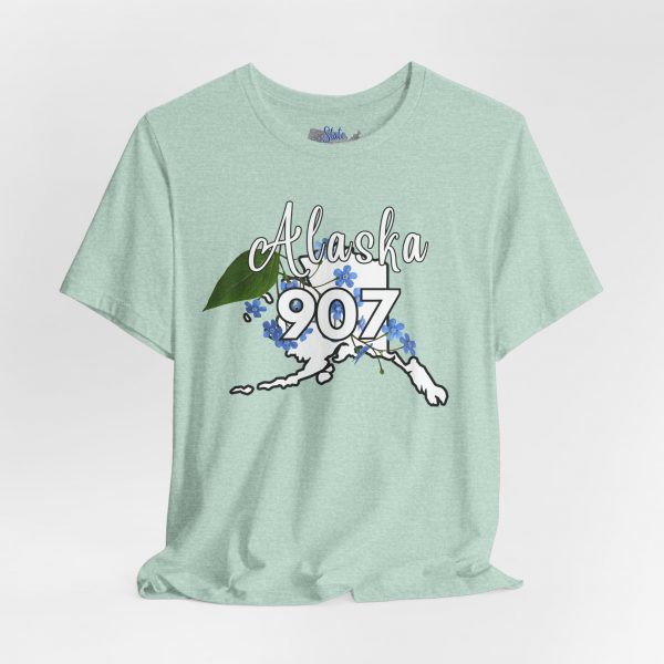 Alaska 907 Graphic Tee, Unisex Shirt, Gift for Travelers, Casual Wear, Summer Fashion, Alaska Souvenir - Image 17