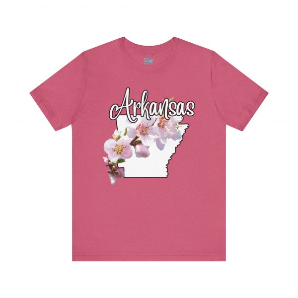 Arkansas State Flower The Apple Blossom by State of Mine. Unisex Jersey Short Sleeve Tee - Cozy Everyday Wear, Casual Style, Summer Essentials, Gift for Friends, Graphic Tee - Image 48
