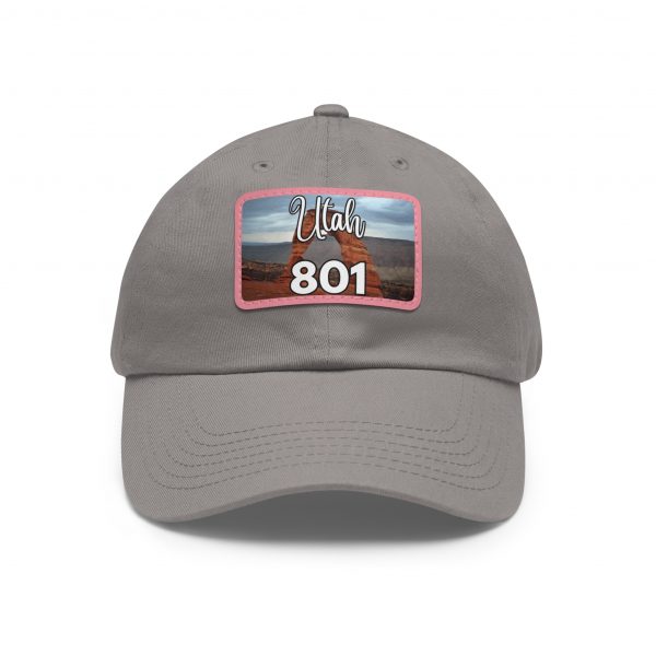 Utah Arches Dad Hat by State of Mine Featuring the 801 Area Code with Leather Patch, Beach Vibes Cap, Gift for Dad, Outdoor Hat, Casual Style Headwear - Image 13