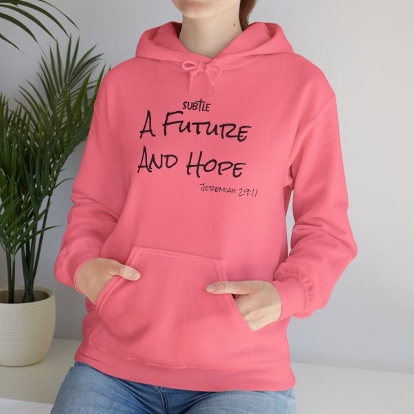 A Future and Hope by Subtle--Unisex Hoodie, Cozy Sweatshirt, Faith-Based Inspirational Apparel,  Jeremiah 23:11 - Image 47