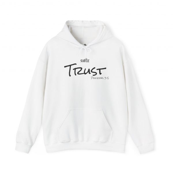 Trust by Subtle--Unisex Hoodie, Cozy Sweatshirt, Faith-Based Inspirational Apparel, Proverbs 3:5 - Image 25