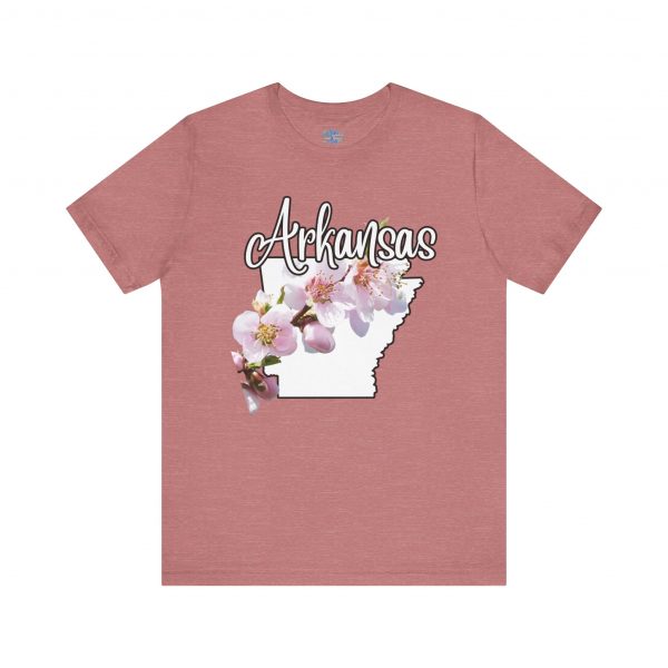 Arkansas State Flower The Apple Blossom by State of Mine. Unisex Jersey Short Sleeve Tee - Cozy Everyday Wear, Casual Style, Summer Essentials, Gift for Friends, Graphic Tee - Image 12