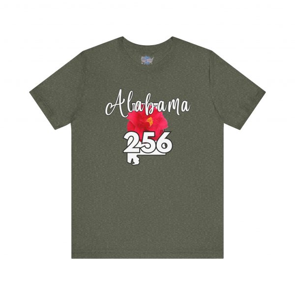 Alabama State Flower the Camellia 256 Area Code Tee by State of Mine, Casual Summer Wear, State Pride T-Shirt, Travel Souvenir, Gift for Him/Her, Festival Outfit, Outdoor Activities - Image 27