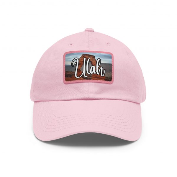 Utah Arches Dad Hat by State of Mine with Leather Patch, Beach Vibes Cap, Gift for Dad, Outdoor Hat, Casual Style Headwear - Image 17