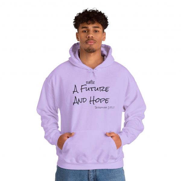 A Future and Hope by Subtle--Unisex Hoodie, Cozy Sweatshirt, Faith-Based Inspirational Apparel,  Jeremiah 23:11 - Image 36