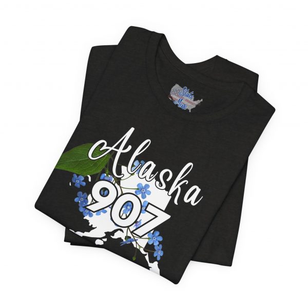 Alaska 907 Graphic Tee, Unisex Shirt, Gift for Travelers, Casual Wear, Summer Fashion, Alaska Souvenir - Image 14