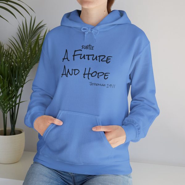 A Future and Hope by Subtle--Unisex Hoodie, Cozy Sweatshirt, Faith-Based Inspirational Apparel,  Jeremiah 23:11 - Image 31