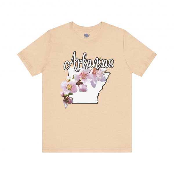 Arkansas State Flower The Apple Blossom by State of Mine. Unisex Jersey Short Sleeve Tee - Cozy Everyday Wear, Casual Style, Summer Essentials, Gift for Friends, Graphic Tee - Image 20