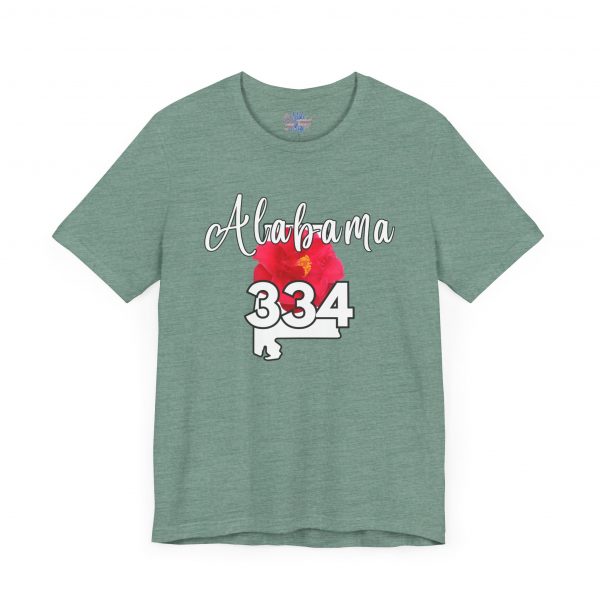 Alabama State Flower the Camellia 334 Area Code Tee by Simply Stated, Casual Summer Wear, State Pride T-Shirt, Travel Souvenir, Gift for Him/Her, Festival Outfit, Outdoor Activities - Image 37