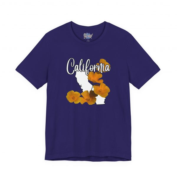 California State Flower the California Poppy by State of Mine Tee, Unisex Jersey Short Sleeve Shirt, Perfect for Gifts, Travel, and Casual Wear, Ideal for Summer, Birthdays, and [...] - Image 21
