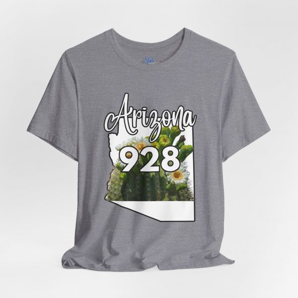 Arizona State Flower the Saguaro Blossom Area Code 928 by State of Mine  Tee, Unisex Jersey Short Sleeve Shirt, Perfect for Gifts, Travel, and Casual Wear, Ideal for Summer, Birthdays, and [...] - Image 21