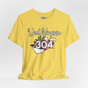 West Virginia State Flower the Rhododendron Area Code 304 by State of Mine Tee, Unisex Jersey Short Sleeve Shirt, Perfect for Gifts, Travel, and Casual Wear, Ideal for Summer, Birthdays, and [...]