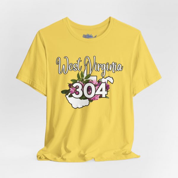 West Virginia State Flower the Rhododendron Area Code 304 by State of Mine Tee, Unisex Jersey Short Sleeve Shirt, Perfect for Gifts, Travel, and Casual Wear, Ideal for Summer, Birthdays, and [...]