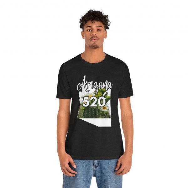 Arizona State Flower the Saguaro Blossom Area Code 520 by State of Mine  Tee, Unisex Jersey Short Sleeve Shirt, Perfect for Gifts, Travel, and Casual Wear, Ideal for Summer, Birthdays, and [...] - Image 10