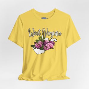 West Virginia State Flower the Rhododendron by State of Mine Tee, Unisex Jersey Short Sleeve Shirt, Perfect for Gifts, Travel, and Casual Wear, Ideal for Summer, Birthdays, and [...]