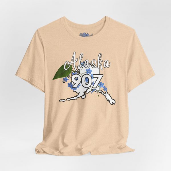 Alaska 907 Graphic Tee, Unisex Shirt, Gift for Travelers, Casual Wear, Summer Fashion, Alaska Souvenir - Image 11