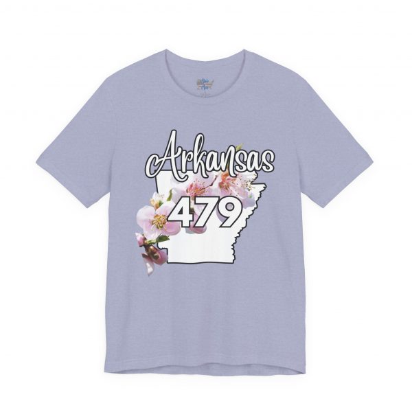 Arkansas State Flower The Apple Blossom 479 Area Code by State of Mine. Unisex Jersey Short Sleeve Tee - Cozy Everyday Wear, Casual Style, Summer Essentials, Gift for Friends, Graphic Tee - Image 34
