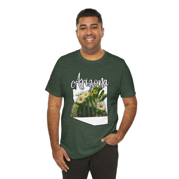 Arizona State Flower the Saguaro Blossom by State of Mine Tee, Unisex Jersey Short Sleeve Shirt, Perfect for Gifts, Travel, and Casual Wear, Ideal for Summer, Birthdays, and [...] - Image 20