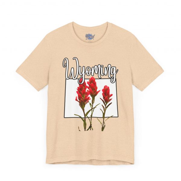 Wyoming State Flower The Indian Paintbrush by State of Mine Tee - Unisex Jersey Short Sleeve T-Shirt, Nature Lover Gift, Travel Souvenir, Spring Style, Casual Wear - Image 11