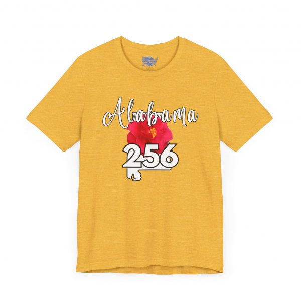 Alabama State Flower the Camellia 256 Area Code Tee by State of Mine, Casual Summer Wear, State Pride T-Shirt, Travel Souvenir, Gift for Him/Her, Festival Outfit, Outdoor Activities - Image 25