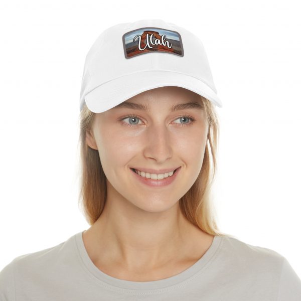 Utah Arches Dad Hat by State of Mine with Leather Patch, Beach Vibes Cap, Gift for Dad, Outdoor Hat, Casual Style Headwear - Image 27
