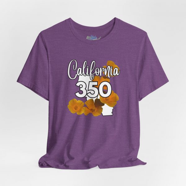 California State Flower the California Poppy 350 Area Code by State of Mine Tee, Unisex Jersey Short Sleeve Shirt, Perfect for Gifts, Travel, and Casual Wear, Ideal for Summer, Birthdays, and [...] - Image 17
