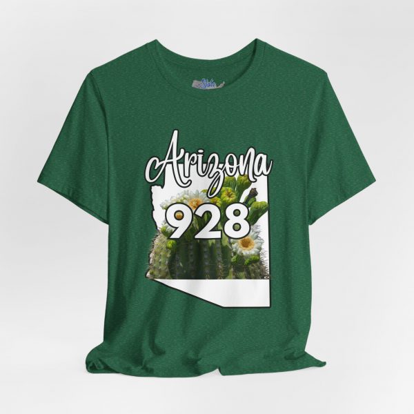 Arizona State Flower the Saguaro Blossom Area Code 928 by State of Mine  Tee, Unisex Jersey Short Sleeve Shirt, Perfect for Gifts, Travel, and Casual Wear, Ideal for Summer, Birthdays, and [...] - Image 19