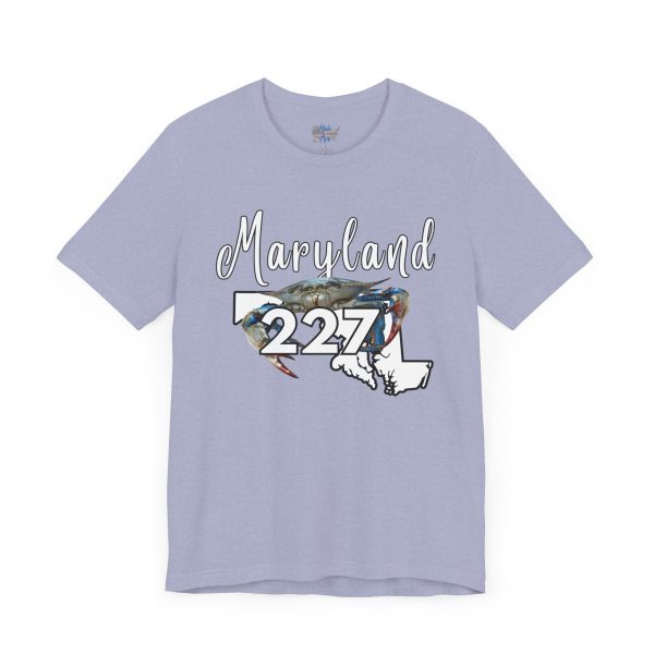 Maryland Blue Crabs 227 Area Code by State of Mine Short Sleeve Tee, Unisex Summer Shirt, State Pride Tee, Beach T-Shirt, Gift for Marylanders - Image 43