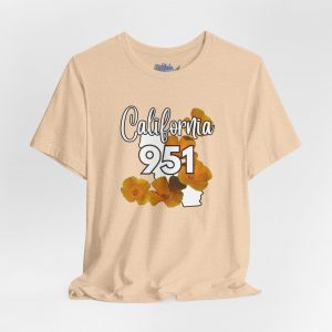 California State Flower the California Poppy 951 Area Code by State of Mine Tee, Unisex Jersey Short Sleeve Shirt, Perfect for Gifts, Travel, and Casual Wear, Ideal for Summer, Birthdays, and [...]