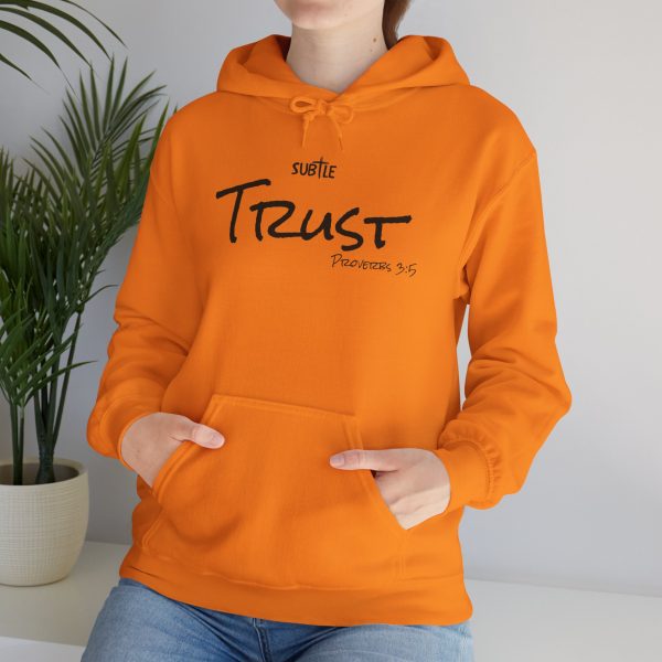 Trust by Subtle--Unisex Hoodie, Cozy Sweatshirt, Faith-Based Inspirational Apparel, Proverbs 3:5 - Image 35