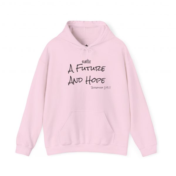 A Future and Hope by Subtle--Unisex Hoodie, Cozy Sweatshirt, Faith-Based Inspirational Apparel,  Jeremiah 23:11 - Image 37